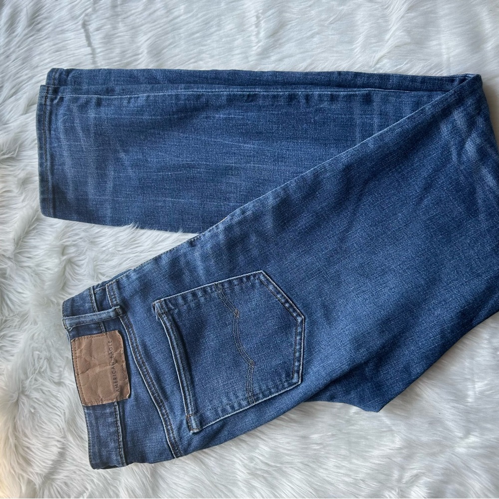 American Eagle Outfitters Dark Blue Straight Jeans
